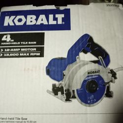 Kobalt Wet Tile Saw (NEW)