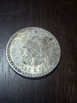 Mexican silver coin 1946