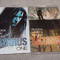 Lazarus Paperback Voume 1 And 2 Rucka Lark Barrets Denver Famiky 