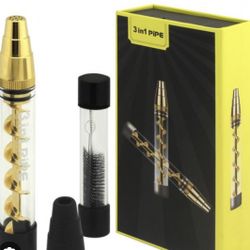 Glass Blunt Pipe 3 In 1