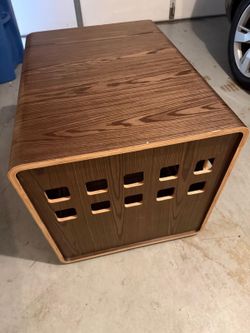 Fable crate dark brown medium size