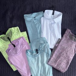 6 Lululemon mens shirts medium