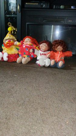 Vintage Cabbage Patch dolls $15 a piece. Also extra clothes $2