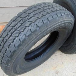 255 75 17 Bridgestone Dueler A/T RH-S Tires 4PLY FULL TREAD Date 2024