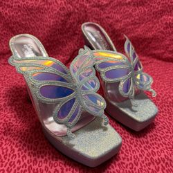 Sugar Thrillz Butterfly Heels