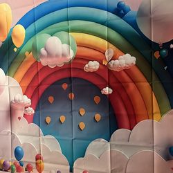 5x7 Thin Vinyl Backdrop And Rectangle Table Covers 