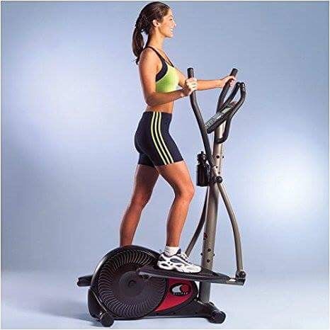 Eclipse 1100 HR/A Elliptical Trainer measures 22.5x64x41 inches (WxHxD)