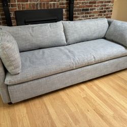West elm Pull Out Queen Mattress Couch 