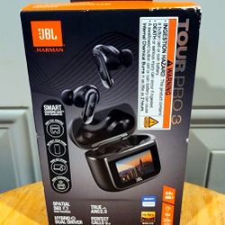 🔥JBL Tour Pro 3 True Wireless Noise-canceling Earphones - Black 🔥$175 Firm On Price,AUTENTIC JBL