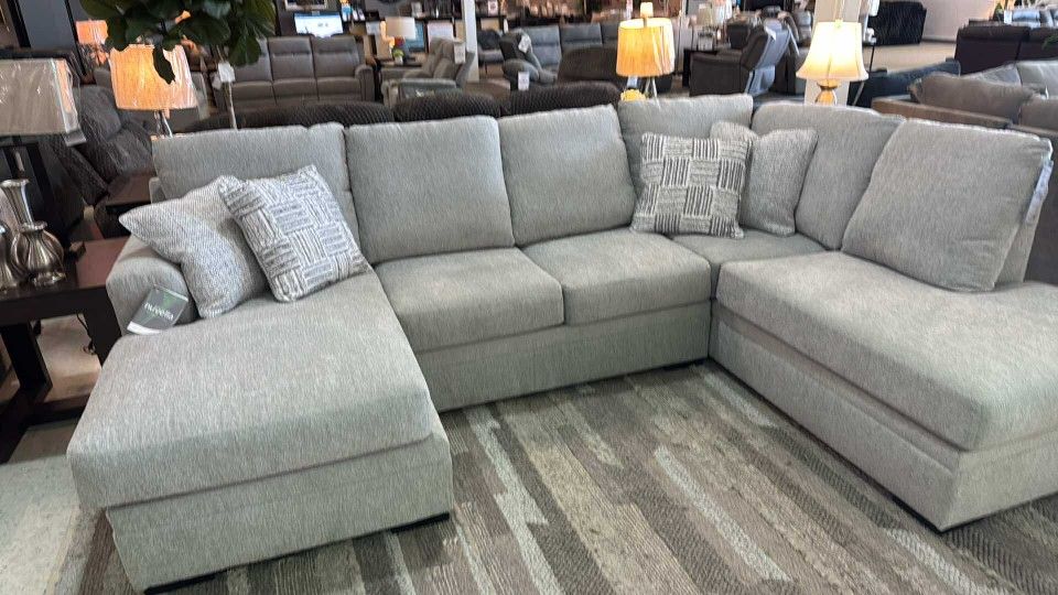 OM• $38 Initial • Brand New Gabyeigh U Shaped Double Chaise Sectional