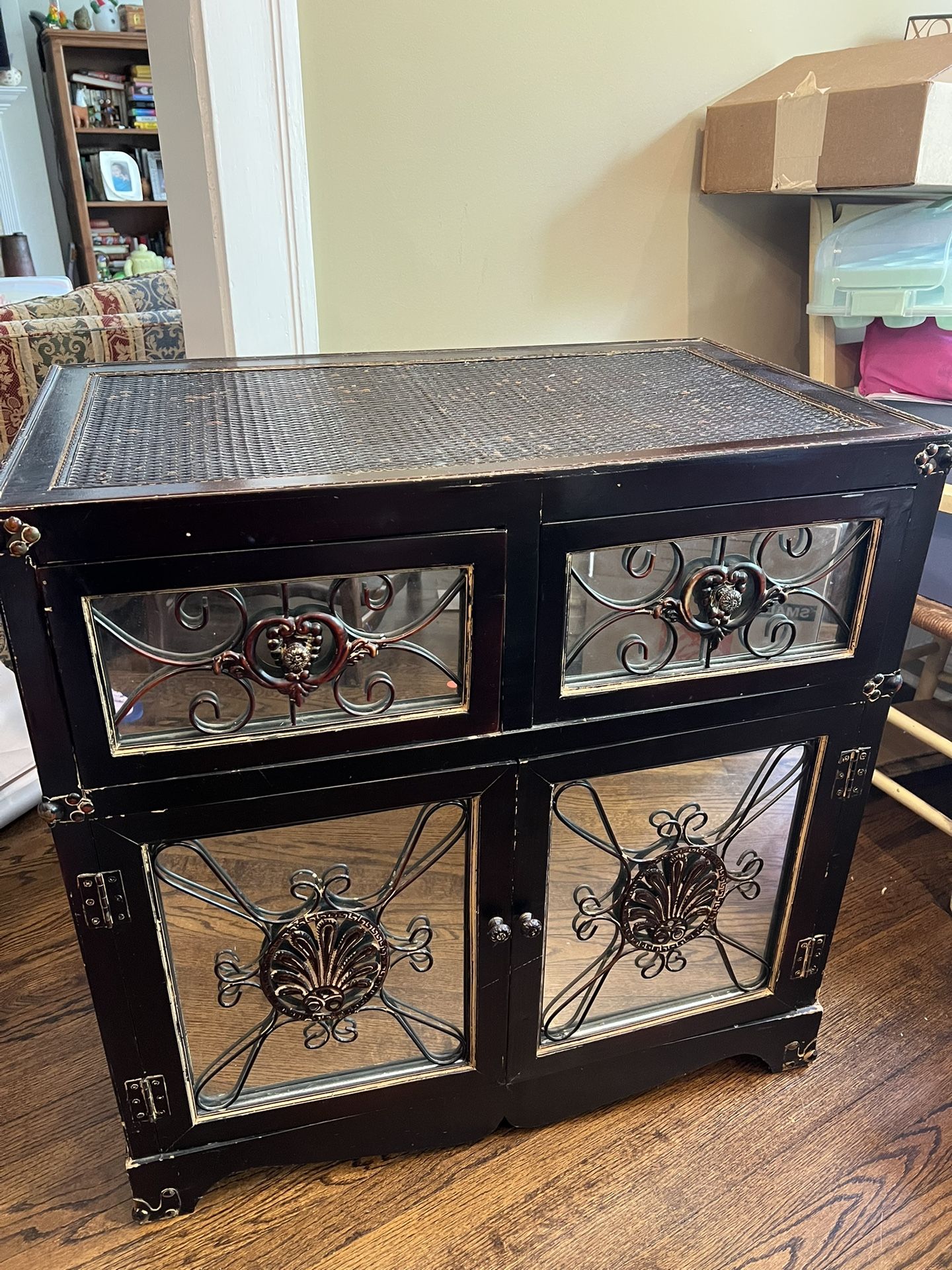 Mirrored Small Sideboard
