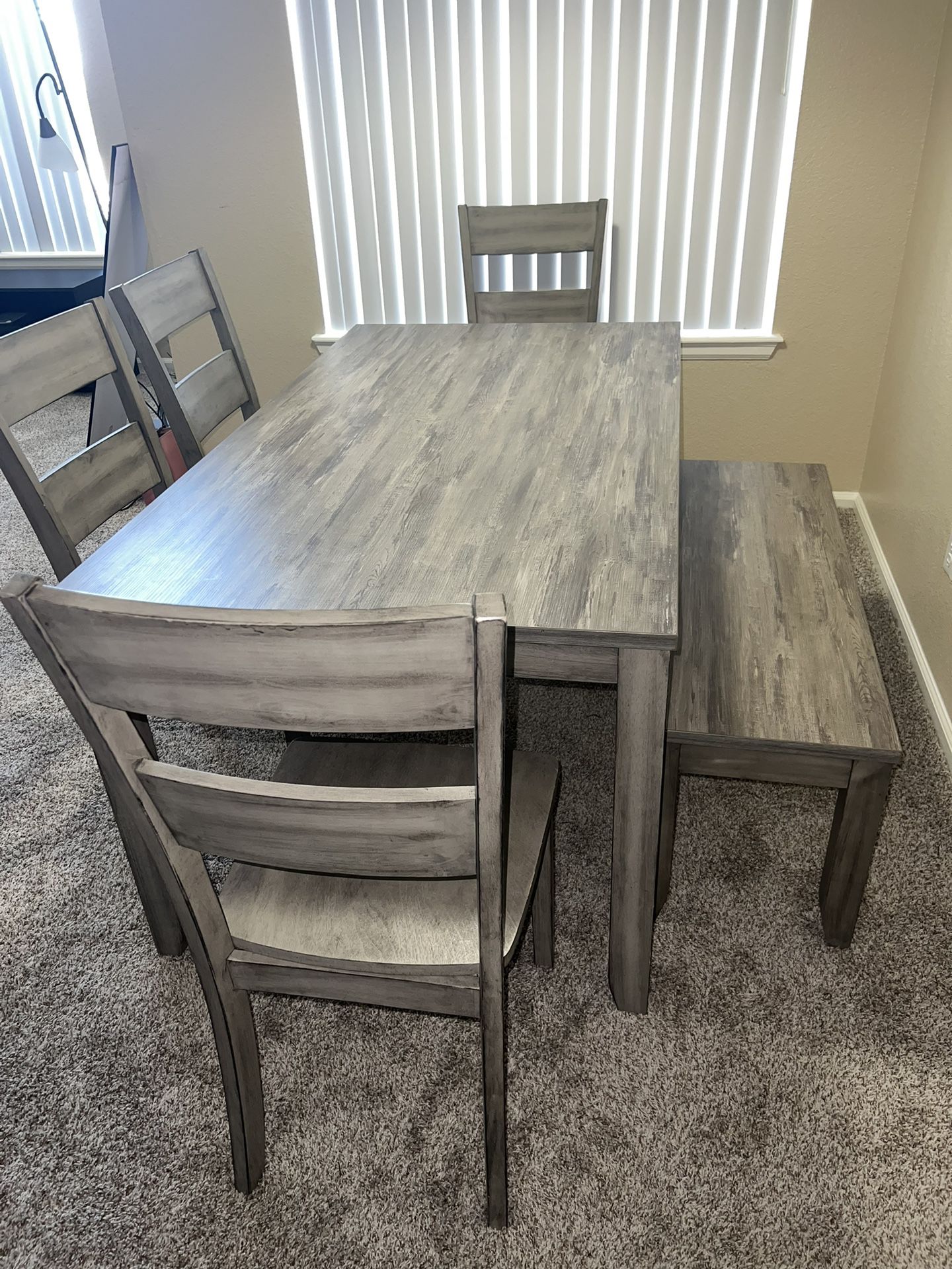 Gray Dinning Table