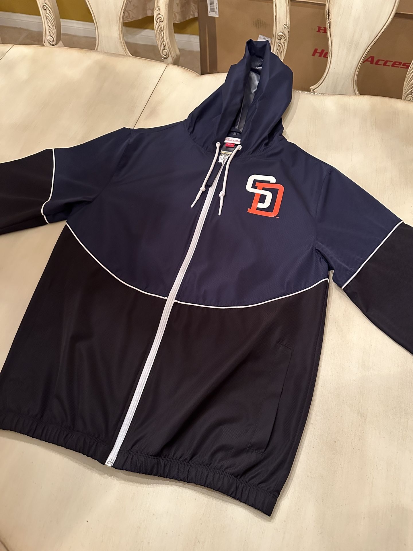 Mitchell & Ness Padres Windbreaker Small