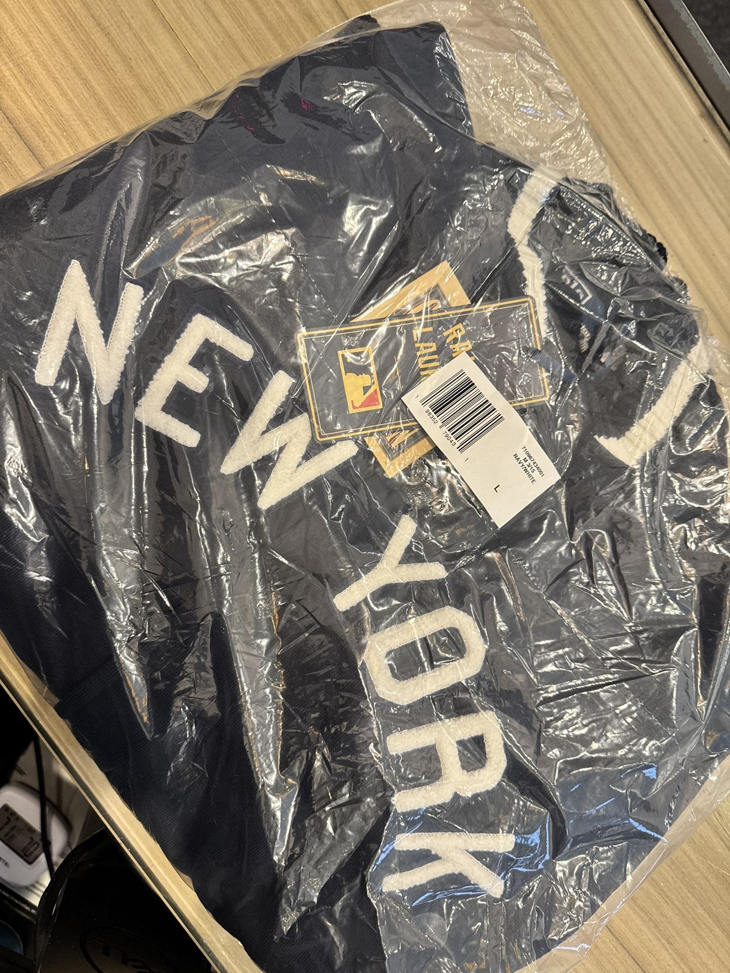 Yankees Polo Ralph Lauren Fleece Jacket - Navy