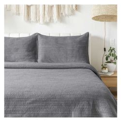 Jennifer Adams Stonewashed 3piece Quit Set 