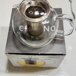 Creano Tea Glass With Infuser. Moving Sale!!!