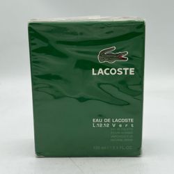 Lacoste Eau De Lacoste L.12.12 Vert EDT 3.3 oz New In Box Authentic See Details.