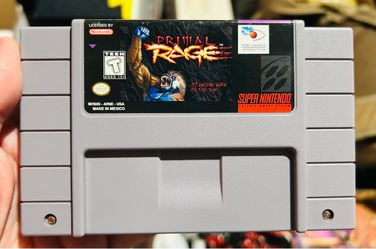 Primal Rage Super Nintendo SNES Cartridge