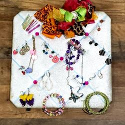 Jewelry Board with Accessories $10 for Everything 