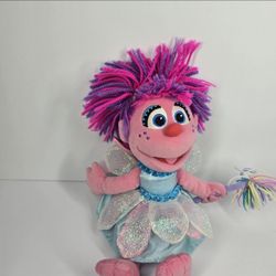 2006 Sesame Street GUND Abby Cadabby Pink Girl Plush 12" Stuffed Animal Fairy
