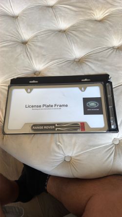 Range rover license plate