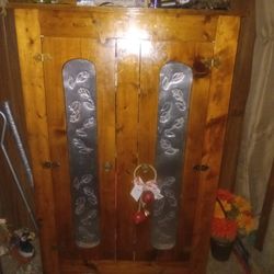 Beautiful Hand Made By A 80 Year Old Gentleman Cabinet 