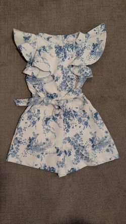 GB Girls  Ruffle Sleeve Romper