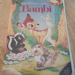 Bambi VHS Tape 