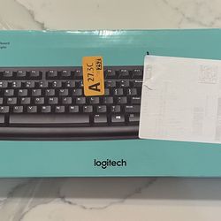 Logitech K120 Wired Keyboard for Windows, USB Plug-and-Play, Full-Size, Spill-Resistant, Curved Space Bar, Compatible with PC, Laptop - Black