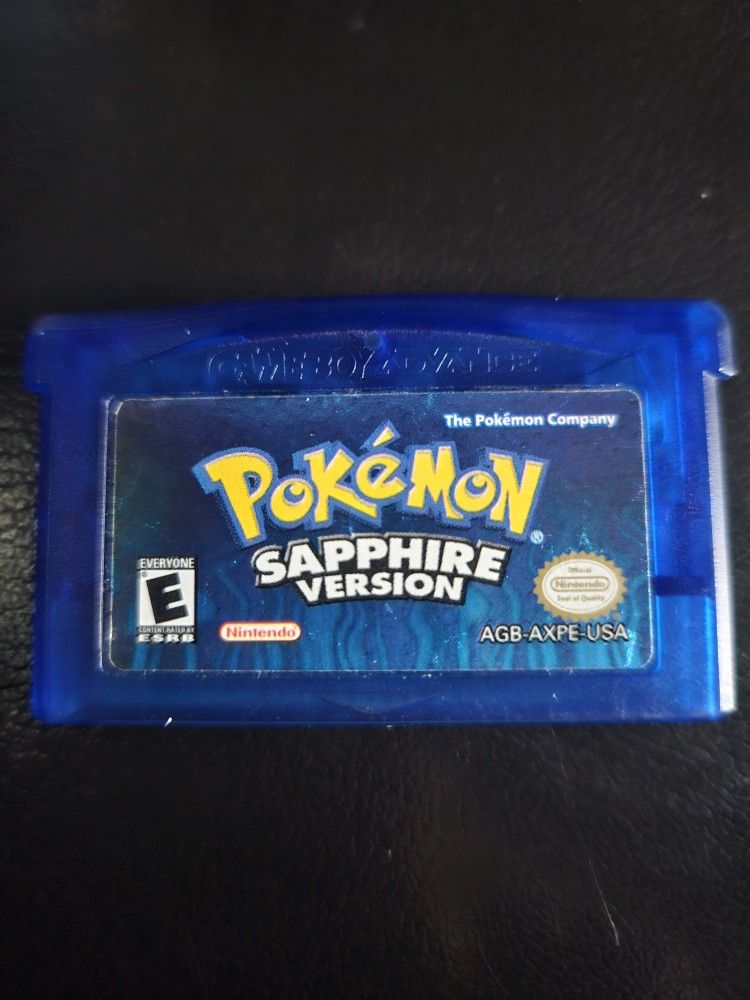 Pokemon Sapphire Authentic