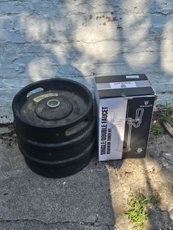 Pony keg with new Kegerator tower kit