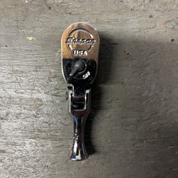 Snap On 1/4 stubby flex head ratchet