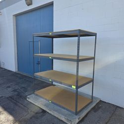 72 in W x 48 in D 4 Tier Steel Shelving Industrial Quality Rack Shelves Delivery Available