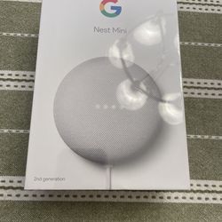 BRAND NEW IN BOX Google Nest Mini (2nd Gen)