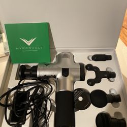 Hyperice Hypervolt Percussion Massage Device Silver with Hard Shell Case