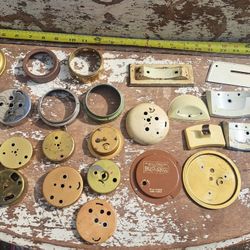 25 Vintage Clock Alarm Case Plates Art Supplies Lux General Time German
