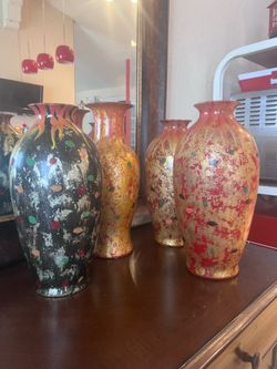12” Tall Decorative Vase