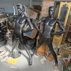 Two Black Mannequis 