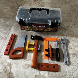 Toolbox For Kids. 10 Pieces 