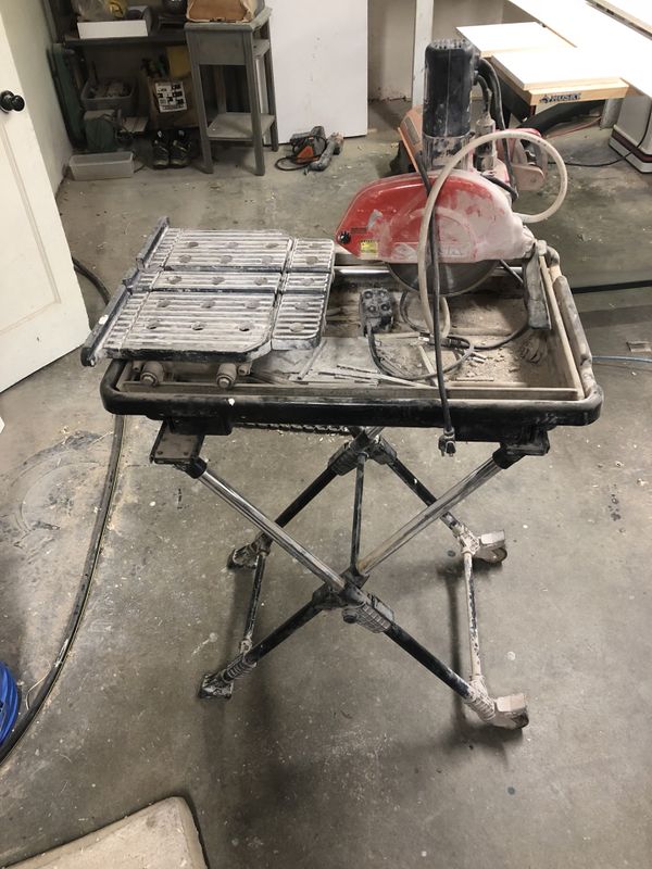 Husky 7 Tile Saw W Laser And Stand For In Boise Id Offerup Husky 7 Tile Saw W Laser And Stand