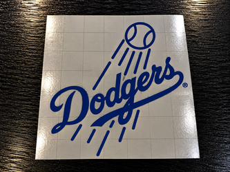 Title: LA Dodgers Blue Vinyl Decals ⚾ – 1 for $15 or 2 for $20