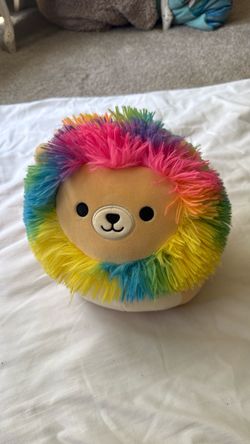 Squishmallow Rainbow Lion Plush