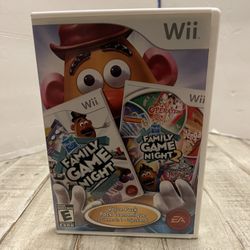 Hasbro Family Game Night Value Pack (Nintendo Wii, 2010) CIB Complete