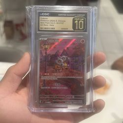 Cgc pristine10  Cubone 2025 S Chinese Gem Pack Vol 3