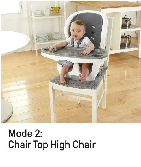 Ingenuity 3 in 1 high chair. Silla de comer para bebé