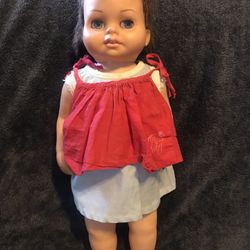 Chatty Cathy Tiny Baby Doll Figure Pull String 