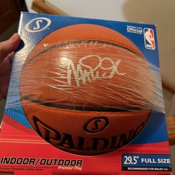 Magic Johnson Autographed Basketball