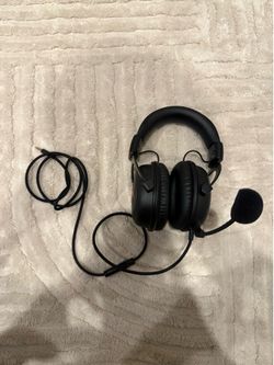 HyperX Cloud Wired Over-Ear Headset 3.5mm Boom Mic Volume Control Black/Red
