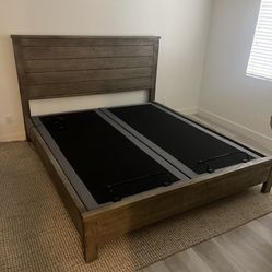Pottery Barn California King Bed Frame & Headboard Great Condition 