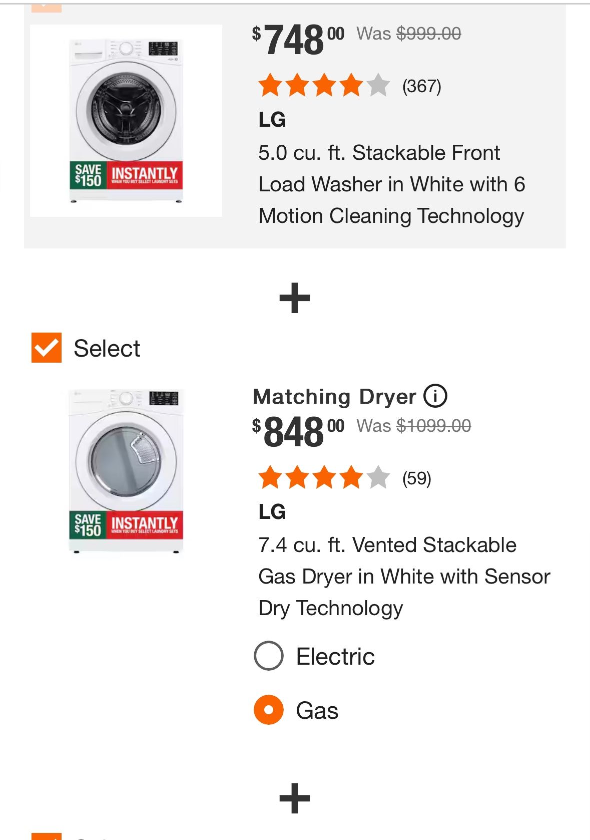 Samsung Washer And Dryers Machine